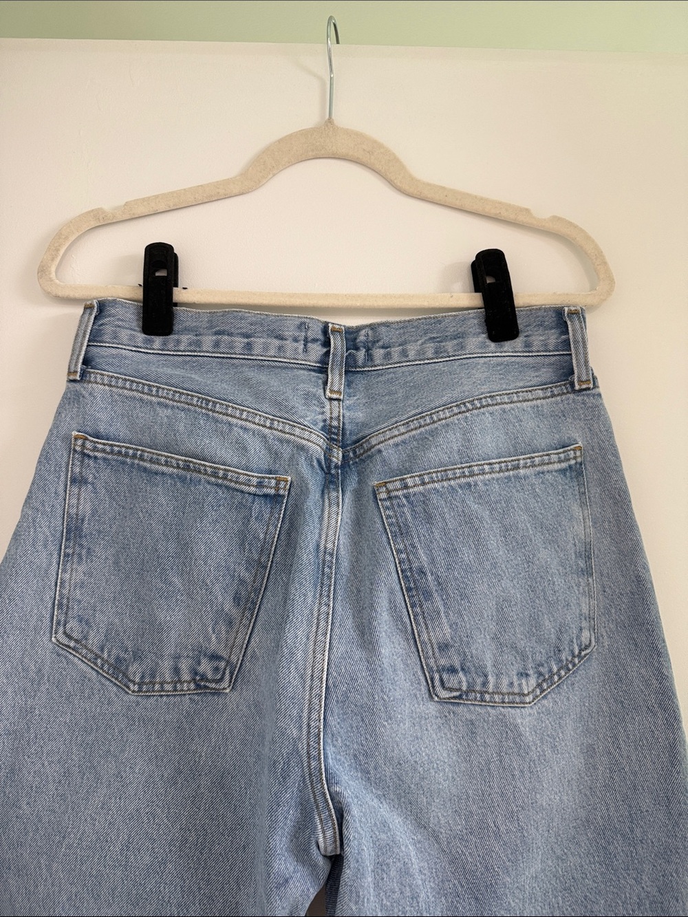 Agolde Luna High Rise Pieced Taper Jeans in Void - Picture 11 of 14